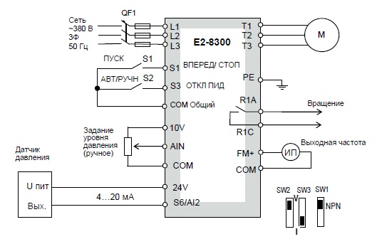 Jumo midas s05 схема подключения