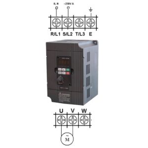 Однофазный частотный преобразователь схема подключения или как подключить однофазный двигатель к частотнику