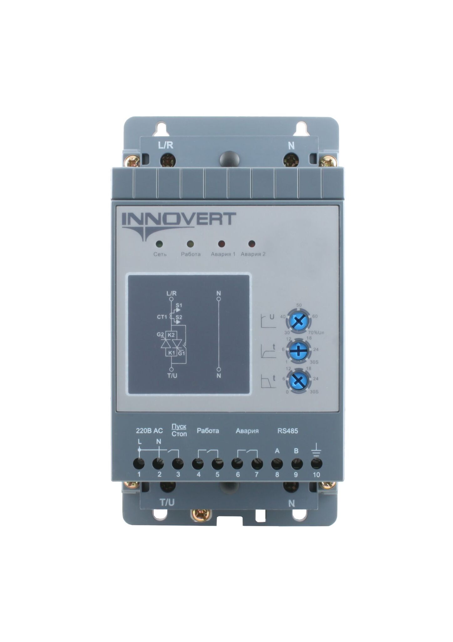 Устройство плавного пуска INNOVERT SSD152D21E, 1,5кВт, 220В, 9А