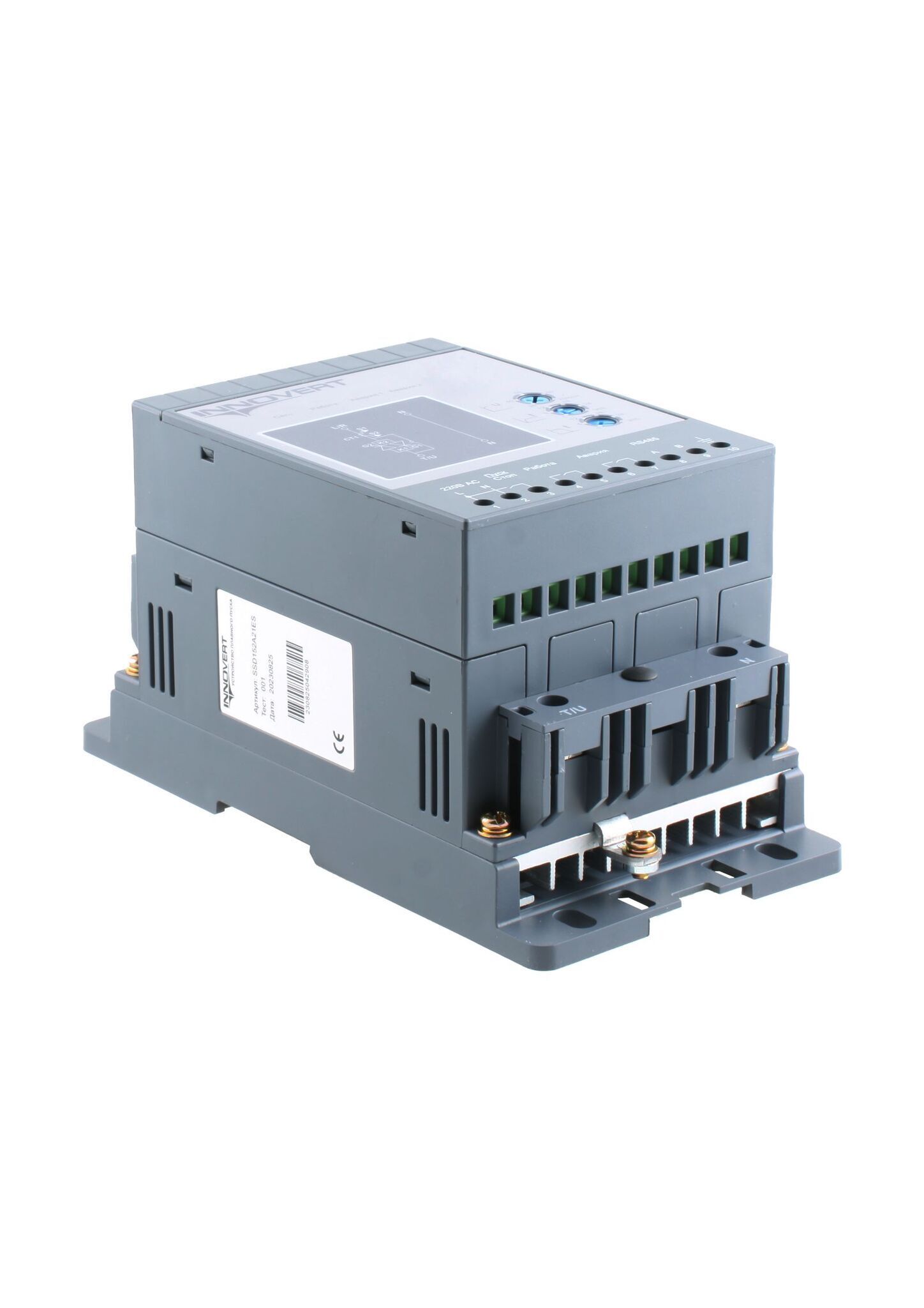 Устройство плавного пуска INNOVERT SSD402A21E, 4кВт, 220В, 20А Устройство плавного пуска INNOVERT SSD402A21E, 4кВт, 220В, 20А