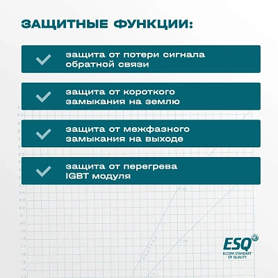 Преобразователь частоты ESQ-230-4T-5.5K 5.5кВт, 380В Преобразователь частоты ESQ-230-4T-5.5K 5.5кВт, 380В