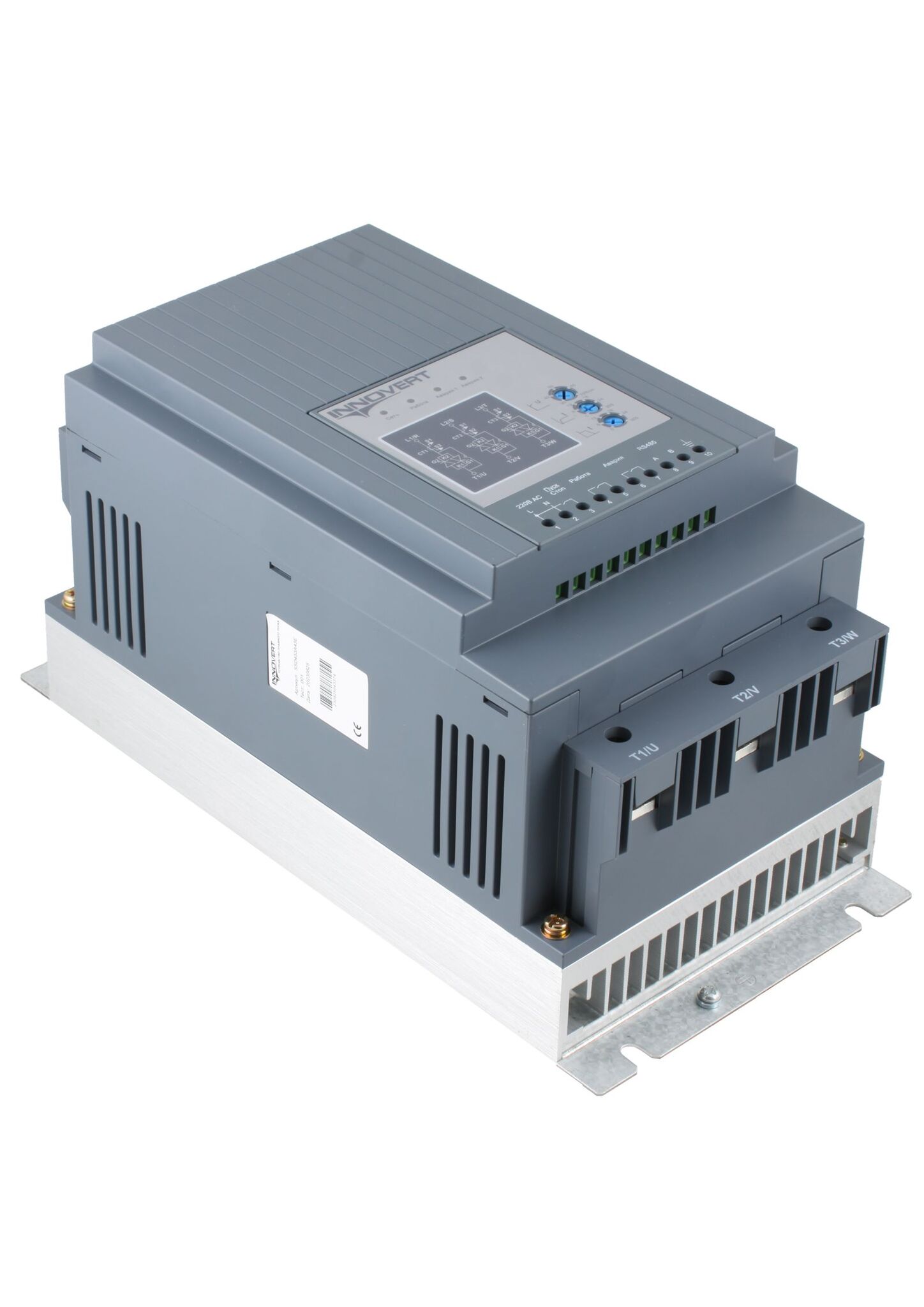 Устройство плавного пуска INNOVERT SSD453A43E, 45кВт, 380В, 90А Устройство плавного пуска INNOVERT SSD453A43E, 45кВт, 380В, 90А